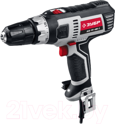 Дрель-шуруповерт Зубр ДШ-М1-400-2- фото