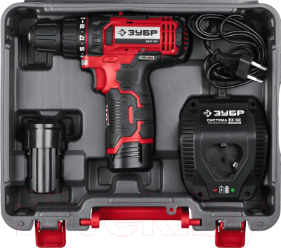Аккумуляторная дрель-шуруповерт Зубр ДШЛ-125-22- фото2