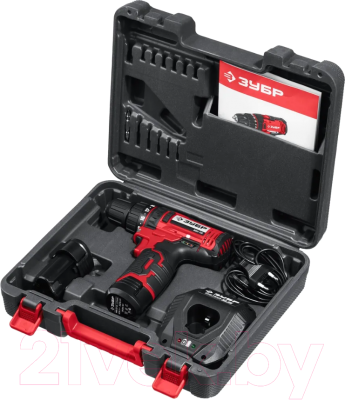 Аккумуляторная дрель-шуруповерт Зубр ДШЛ-125-22- фото3