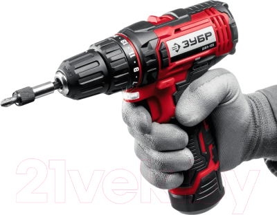 Аккумуляторная дрель-шуруповерт Зубр ДШЛ-125-22- фото7