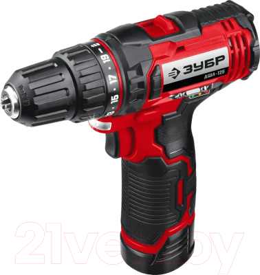 Аккумуляторная дрель-шуруповерт Зубр ДШЛ-125-22- фото8