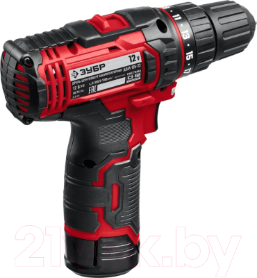 Аккумуляторная дрель-шуруповерт Зубр ДШЛ-125-22- фото9