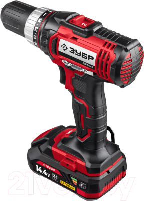 Аккумуляторная дрель-шуруповерт Зубр ДШЛ-145-21- фото4