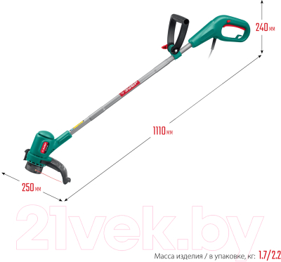 Триммер электрический Зубр ТСН-26-400- фото9