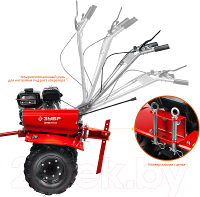 Мотоблок бензиновый Зубр МТБ-400- фото5