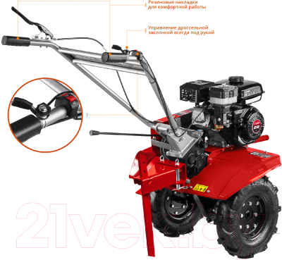 Мотоблок бензиновый Зубр МТБ-400- фото7