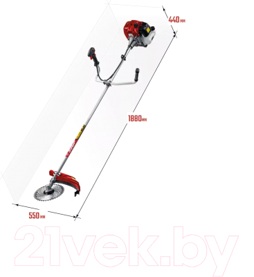 Триммер бензиновый Зубр КРБ-2500- фото10