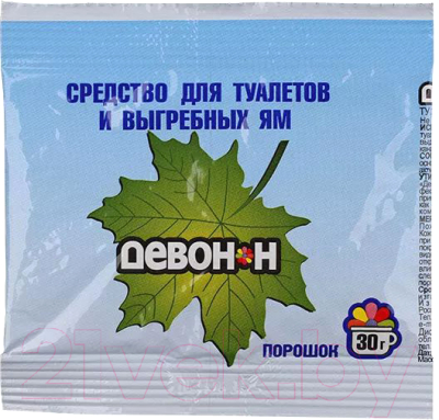 Биоактиватор Девон Порошок для выгребных ям, септиков и биотуалетов- фото