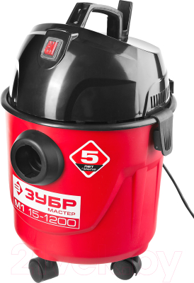 Профессиональный пылесос Зубр ПУ-15-1200 М1- фото2