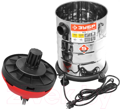 Профессиональный пылесос Зубр М3-30 / ПУ-30-1400 М3- фото5