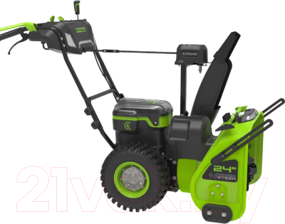 Снегоуборщик аккумуляторный Greenworks GD82ST56 82V / 2602807- фото