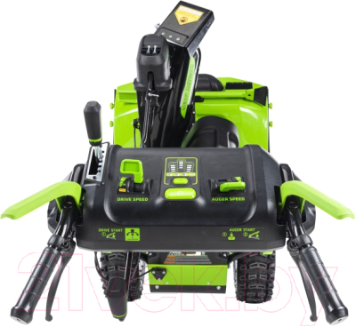 Снегоуборщик аккумуляторный Greenworks GD82ST56 82V / 2602807- фото5