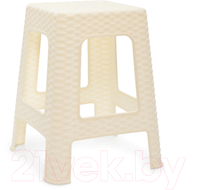 Табурет пластиковый Полимербыт Артлайн / 4344500- фото3