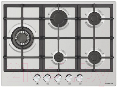 Газовая варочная панель Maunfeld EGHS.75.33CS/G- фото