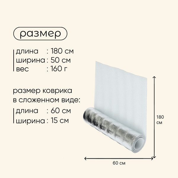 Туристический коврик Maclay 515821- фото4