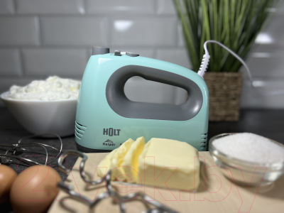 Миксер ручной Holt HT-MX-001 (бирюзовый)- фото4