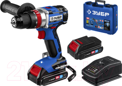 Аккумуляторная дрель-шуруповерт Зубр DBS-20 / DBS-201-22