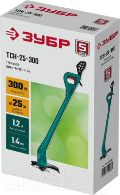 Триммер электрический Зубр ТСН-25-300- фото3