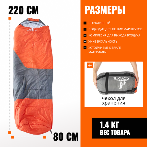 Спальный мешок Coyote Capitan ZC-SB102- фото4