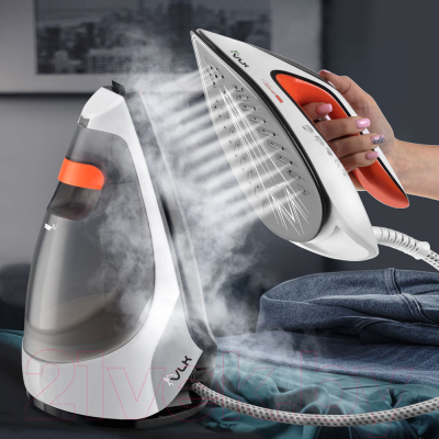 Утюг с парогенератором VLK Vesuvio 5500 (белый/черный/оранжевый)- фото7