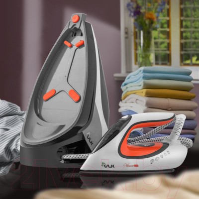 Утюг с парогенератором VLK Vesuvio 5500 (белый/черный/оранжевый)- фото8