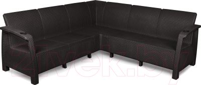 Диван садовый Альтернатива Ротанг-плюс Угловой / М8838- фото