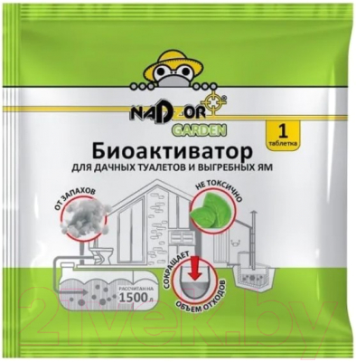 Биоактиватор Nadzor Универсальный для дачных туалетов и септиков / BIOWC5- фото