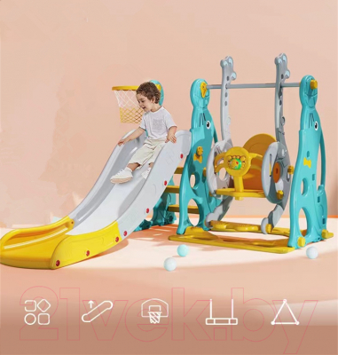 Горка-комплекс Sundays Дельфин WJ-A10023- фото2