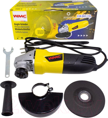 Угловая шлифовальная машина WMC Tools WMC-S1M-DH31-115- фото