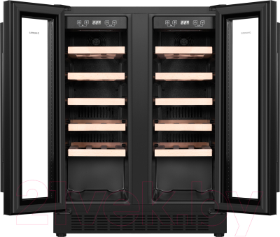 Встраиваемый винный шкаф Maunfeld MBWC-112S40- фото