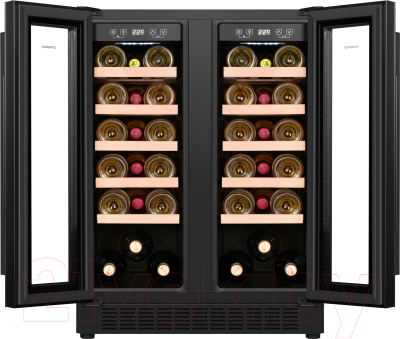 Встраиваемый винный шкаф Maunfeld MBWC-112S40- фото2