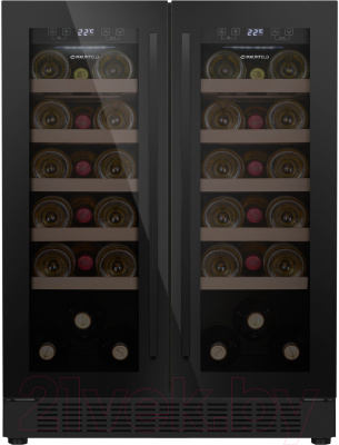 Встраиваемый винный шкаф Maunfeld MBWC-112S40- фото4