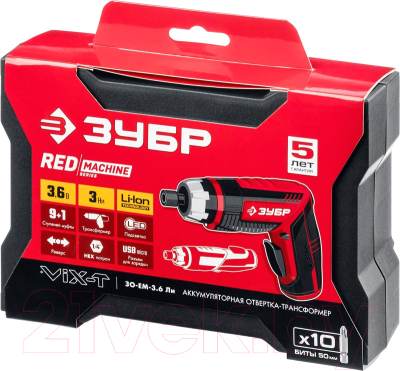 Электроотвертка Зубр ViX-T ЗО-ЕМ-3.6 Ли- фото10