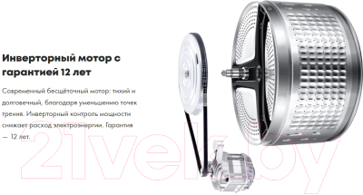 Стиральная машина Haier HW60-BP12919AS- фото8