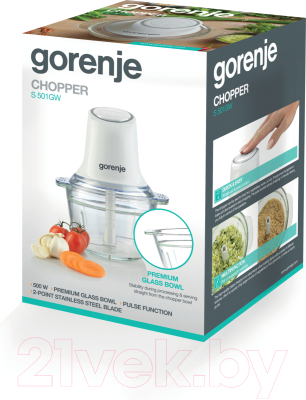 Измельчитель-чоппер Gorenje S501GW- фото6