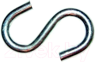 Крючок S-образный ЕКТ М4 / B007869 (10шт, цинк)