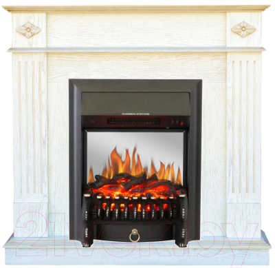 Каминокомплект Смолком Brighton Corner + Fobos-s Lux BL LT