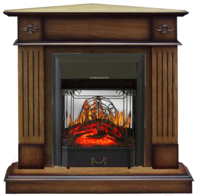 Каминокомплект Смолком Brighton Corner + Majestic-s Lux BL LT