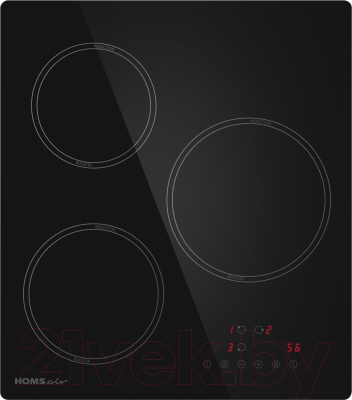 Индукционная варочная панель HOMSair HI43ABK- фото
