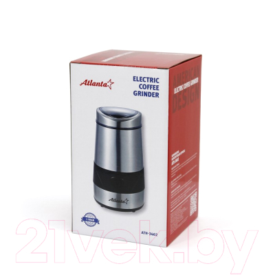Кофемолка Atlanta ATH-3402 (серебристый)- фото6