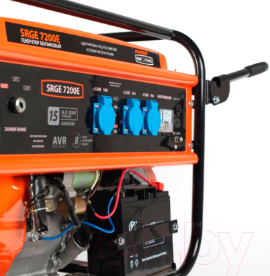 Бензиновый генератор PATRIOT Max Power SRGE 7200E- фото2