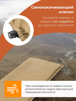 Туристический коврик Sundays Самонадувающийся ZC-SIM006- фото2