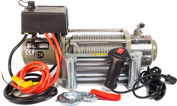 Лебедка автомобильная TOR ЛА S10000 453кг 28м 24V / 1141005 - фото, картинка Лебедка автомобильная TOR ЛА S10000 453кг 28м 24V / 1141005