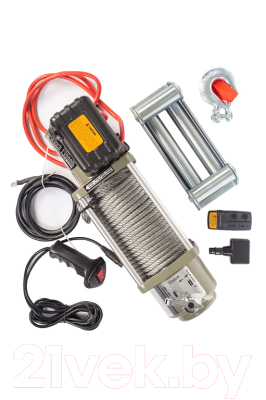 Лебедка автомобильная TOR ЛА SEC16800 7620кг 28м 24V / 1004016- фото2