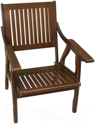 Кресло садовое Мебелик Массив решетка- фото2