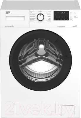 Стиральная машина Beko WSRE6H612ZAWI- фото
