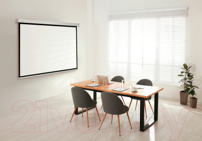 Проекционный экран Cactus Motoscreen CS-PSM-127X127- фото3, картинка3 Проекционный экран Cactus Motoscreen CS-PSM-127X127- фото3