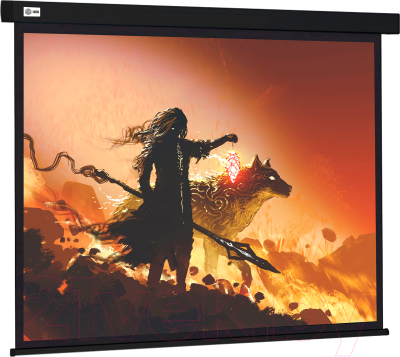 Проекционный экран Cactus Wallscreen CS-PSW-149X265-BK- фото, картинка Проекционный экран Cactus Wallscreen CS-PSW-149X265-BK- фото
