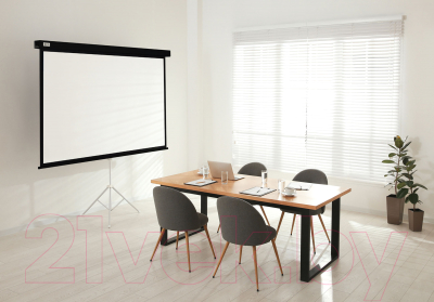 Проекционный экран Cactus Wallscreen CS-PSW-149X265-BK- фото2, картинка2 Проекционный экран Cactus Wallscreen CS-PSW-149X265-BK- фото2