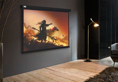 Проекционный экран Cactus Wallscreen CS-PSW-149X265-BK- фото3, картинка3 Проекционный экран Cactus Wallscreen CS-PSW-149X265-BK- фото3